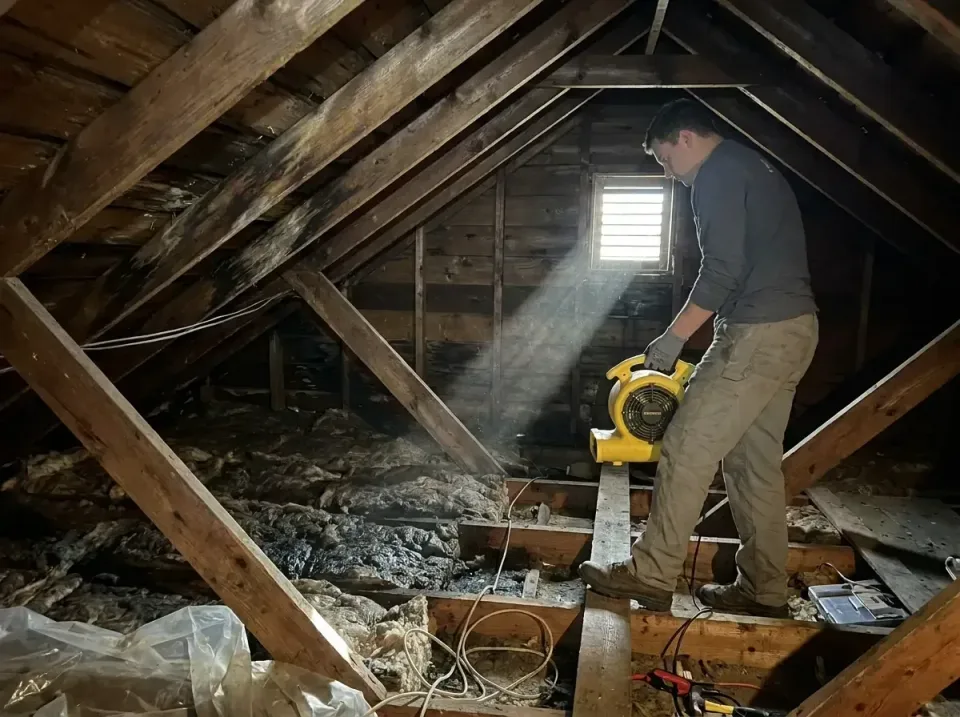 attic-water-damage-drying-proc-007 — frequently asked questions, Emergency Water Extraction & 24/7 Flood Response in Okolona…
